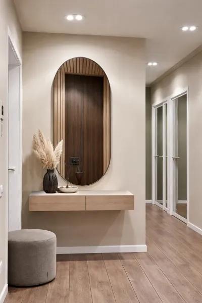 Зеркало навесное Z-16 110х50 см с черной рамкой без подсветки