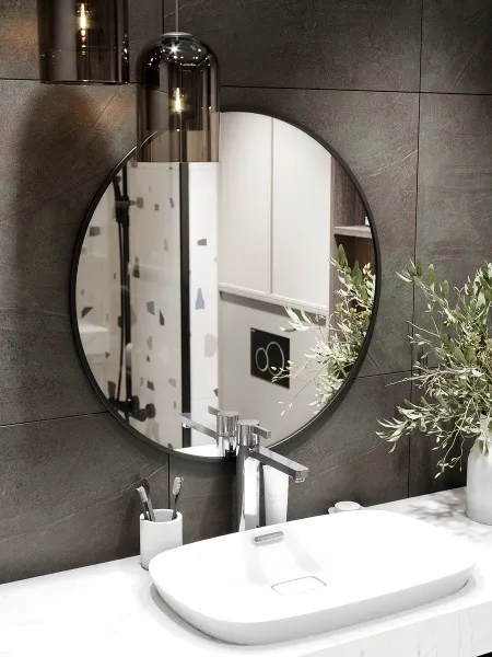 Зеркало навесное Z-15 D70 см